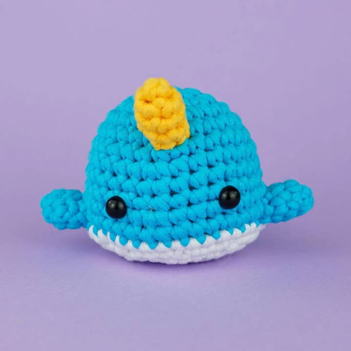 The Woobles Bjorn the Narwhal Beginner Crochet Kit