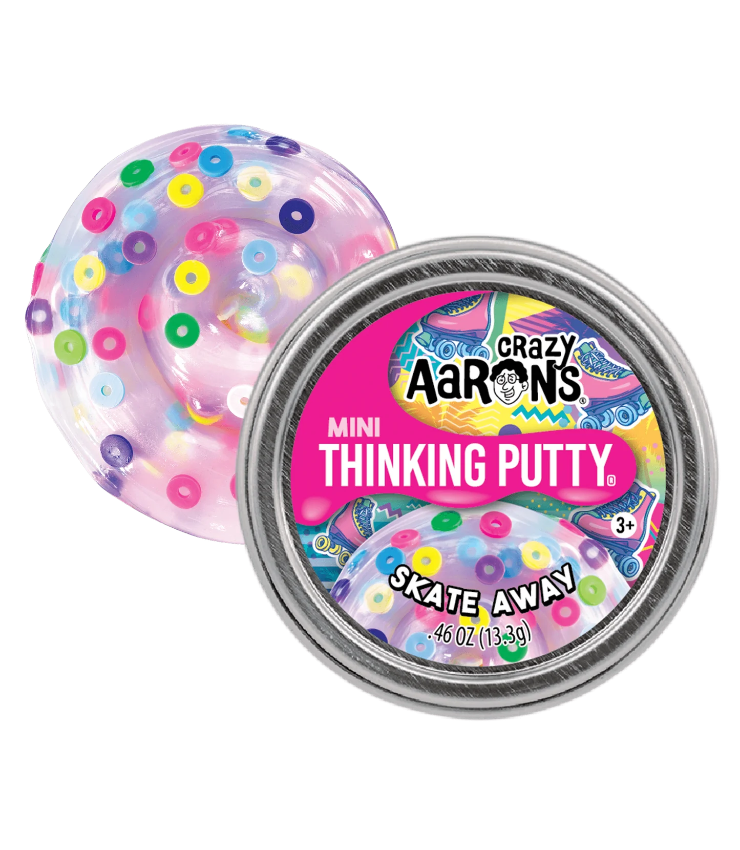 Crazy Aaron's Mini Skate Away - 2" Thinking Putty Tin