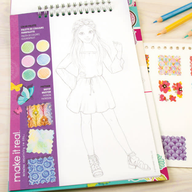 Fashion Design Sketchbook: Blooming Creativity