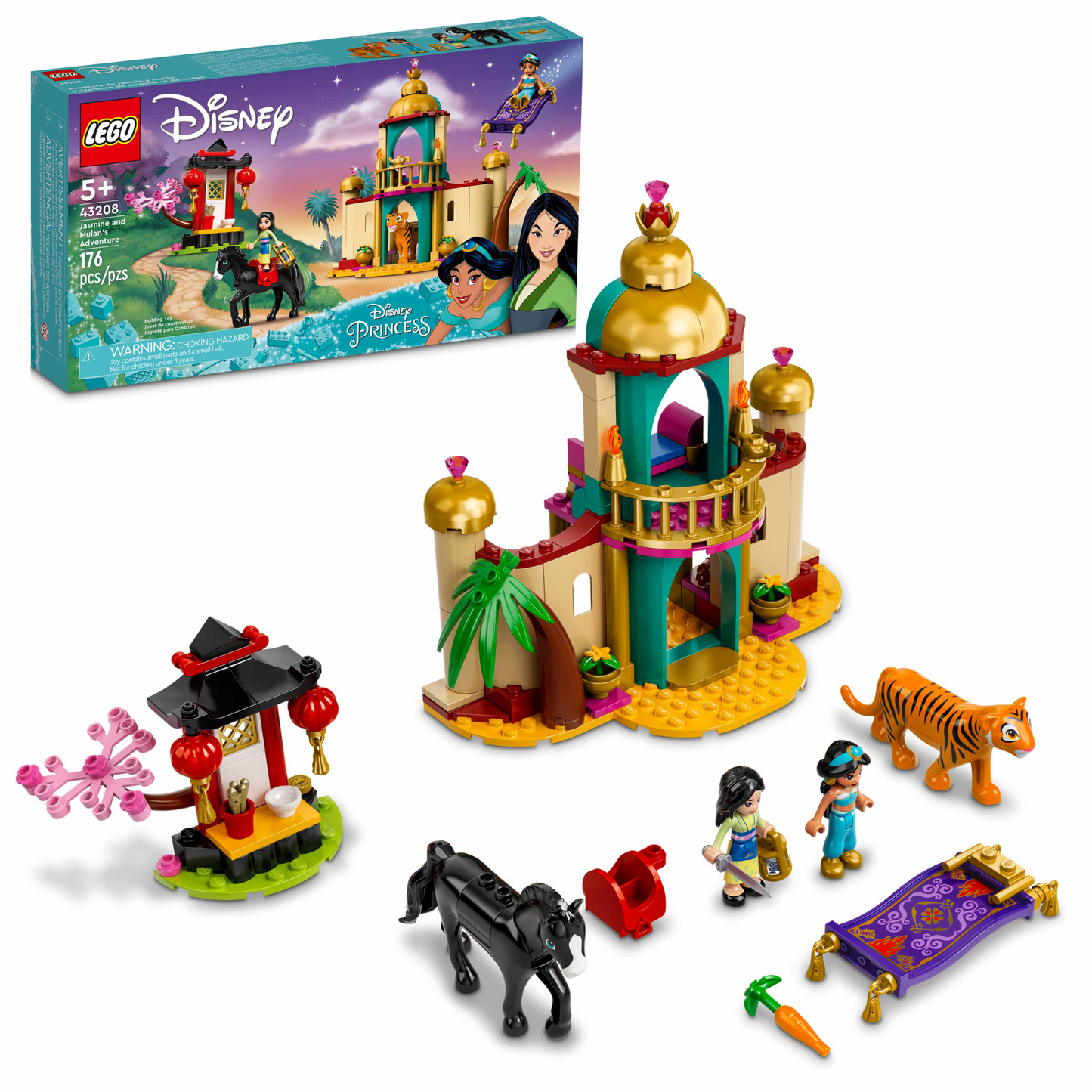 LEGO Disney Jasmine and Mulan's Adventure 43208