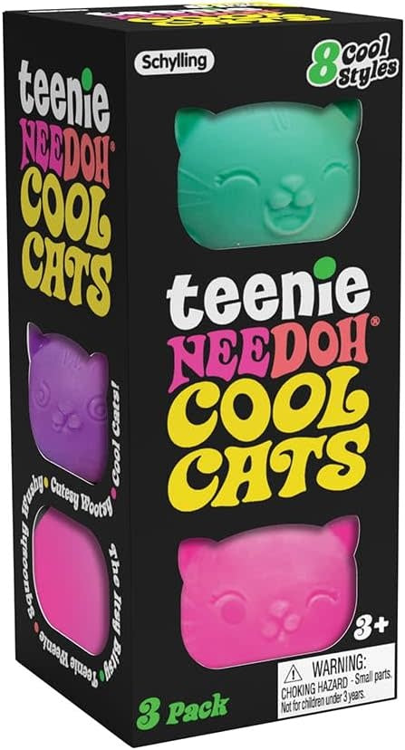 Teenie NeeDoh Cool Cats 3 Pack