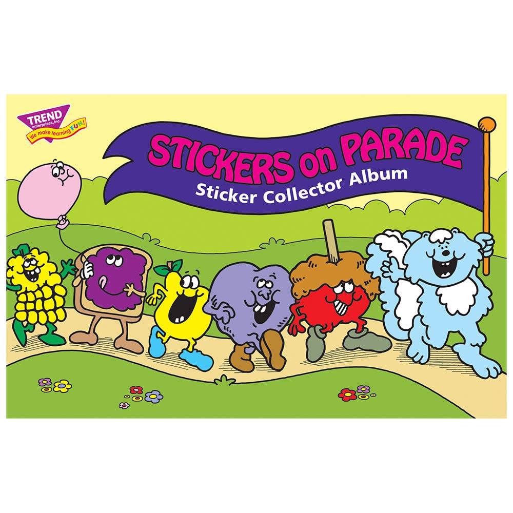 Sticker Collector Album - Stickers, 24 Stickers on Parade