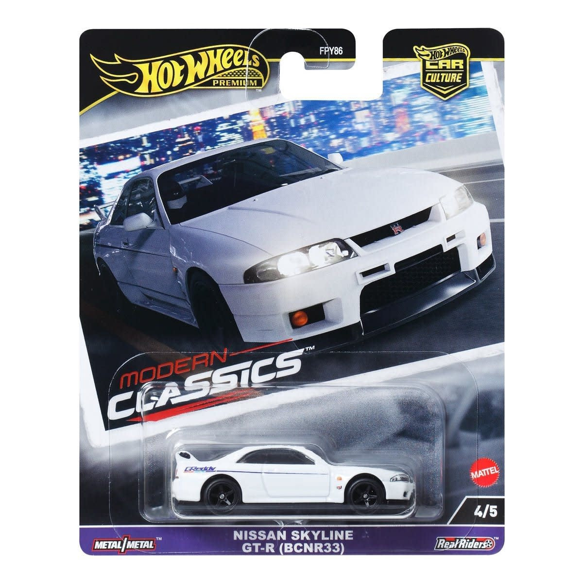 Hot Wheels Car Culture 2024 Mix 5 - Nissan Skyline GT-R (BCNR33)