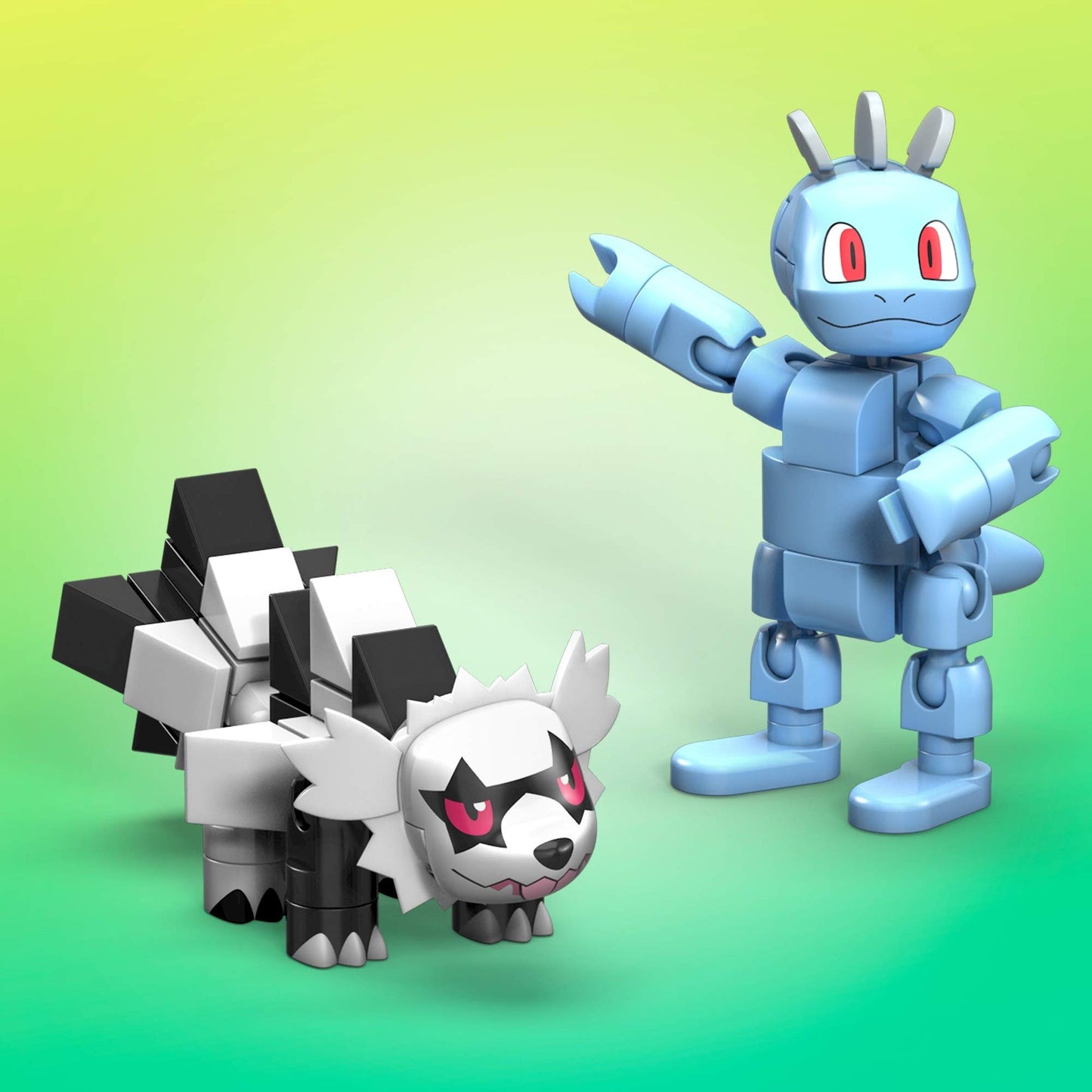 Mega Construx Pokemon Machop Vs. Galarian Zigzagoon