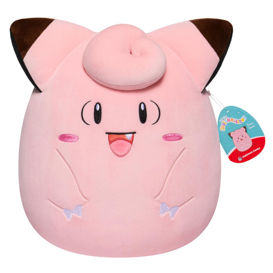 Squishmallows Pokemon 14-Inch Clefairy Plush