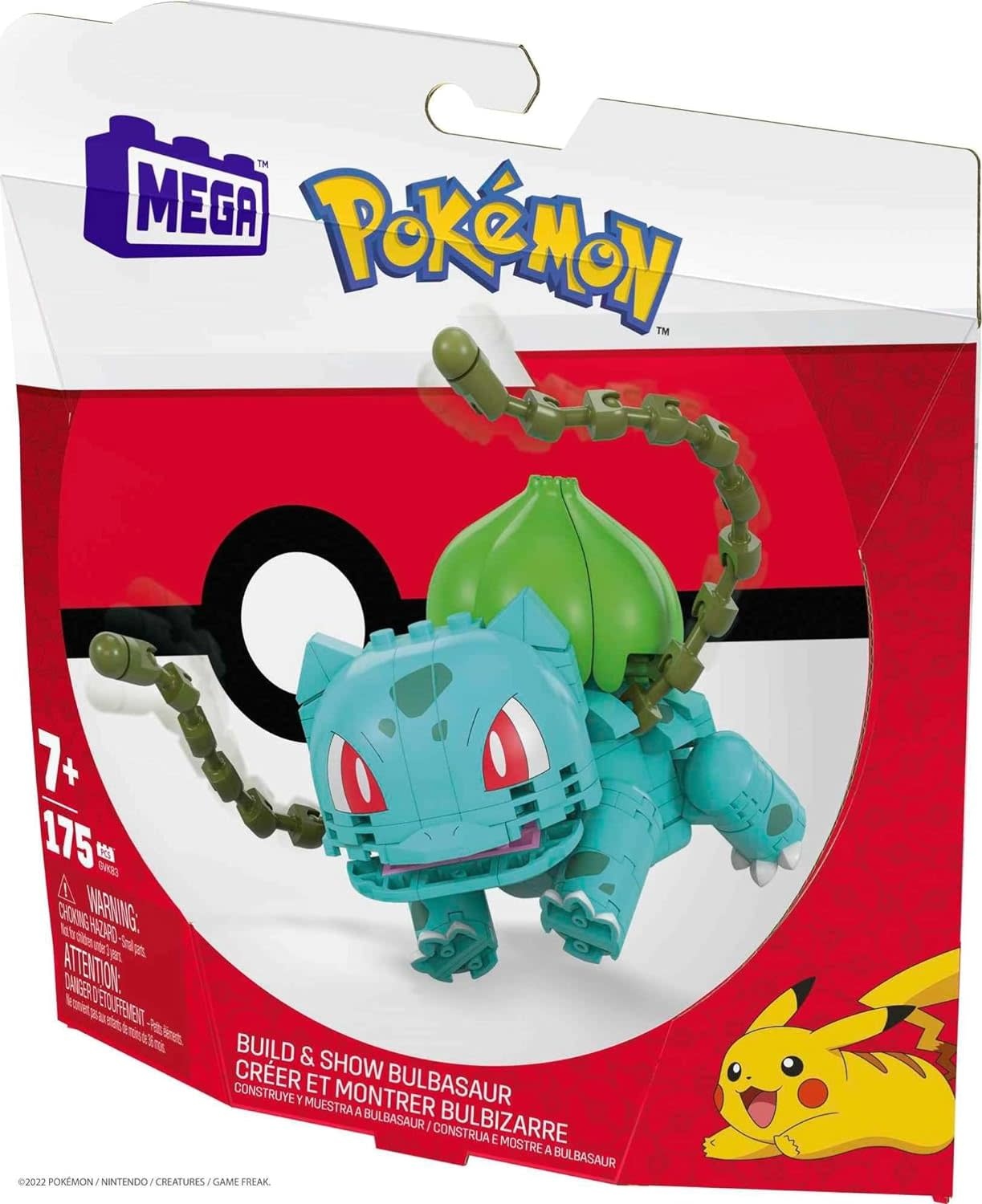 Mega Construx Pokemon Bulbasaur Building Set - 175pcs