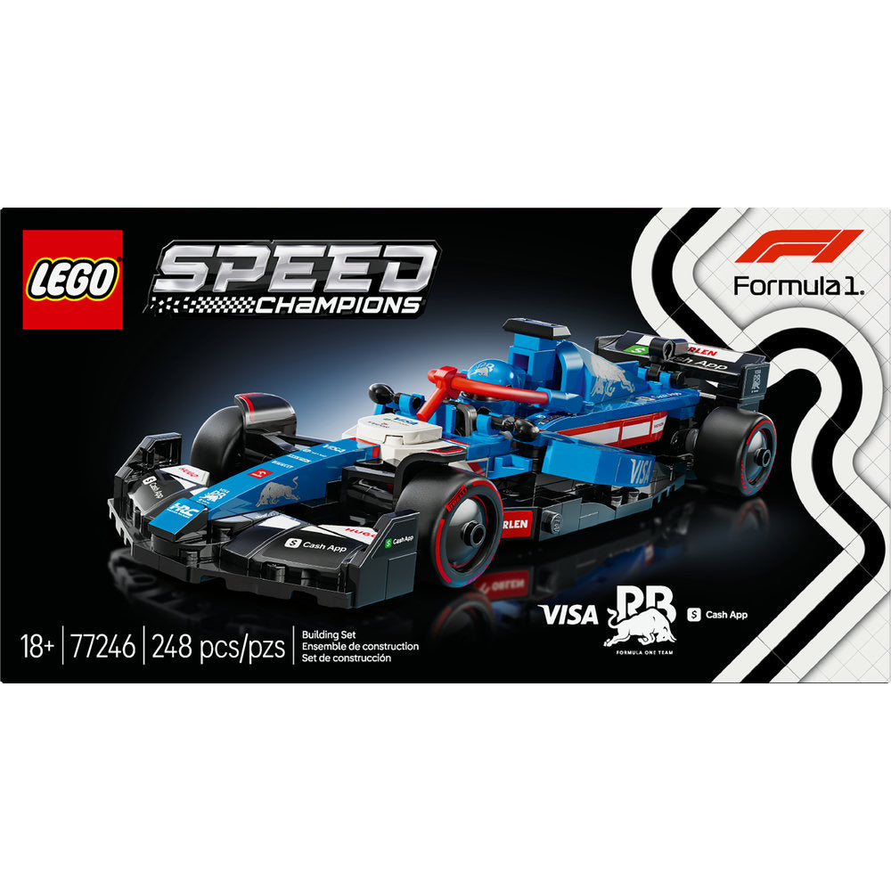 LEGO Speed Champions Visa Cash App RB VCARB 01 F1 Race Car 77246