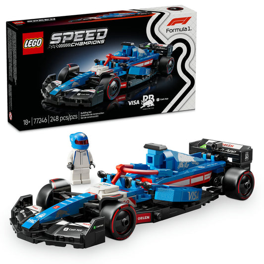 LEGO Speed Champions Visa Cash App RB VCARB 01 F1 Race Car 77246