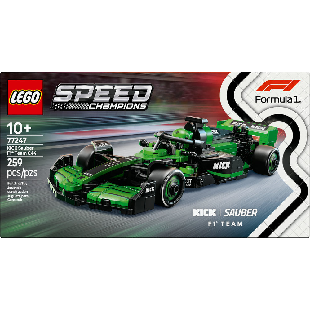 LEGO Speed Champions KICK Sauber F1 Team C44 Race Car 77247