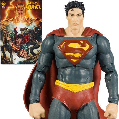 Black Adam Superman Page Punchers 7-Inch Scale Action Figure with Black Adam Comic Book