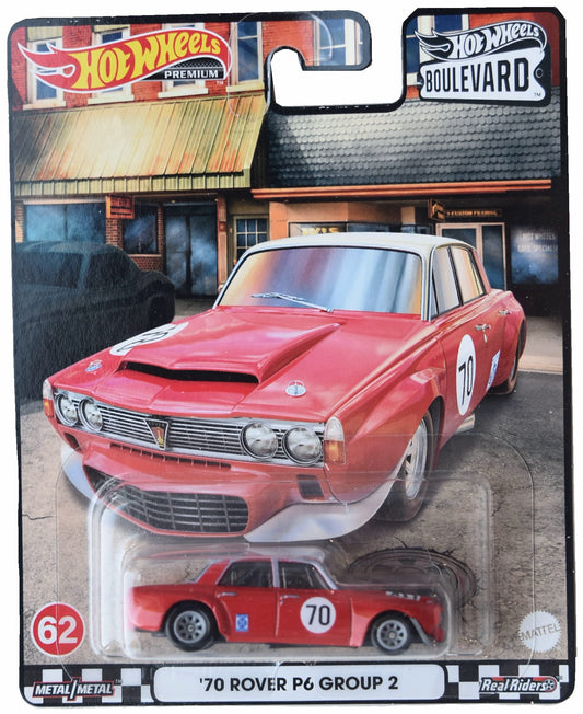 Hot wheels premium hot wheels Boulevard 1970 Rover P6 group 2 62