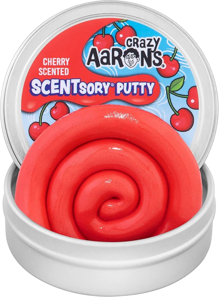 Crazy Aaron's Scentsory Very Cherry - 2.75" Thinking Putty Tin