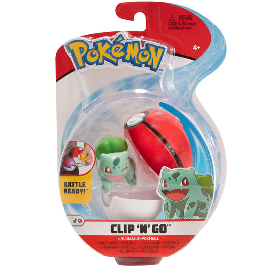 Pokemon Clip 'N' Go - Bulbasaur + Poke Ball