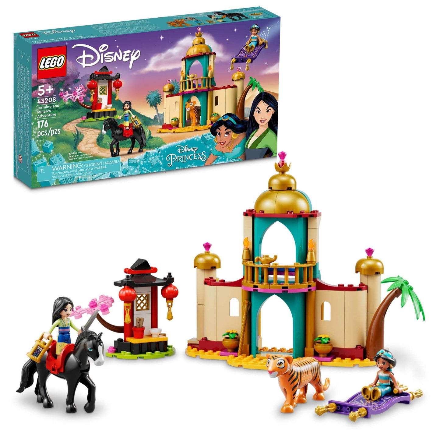 LEGO Disney Jasmine and Mulan's Adventure 43208