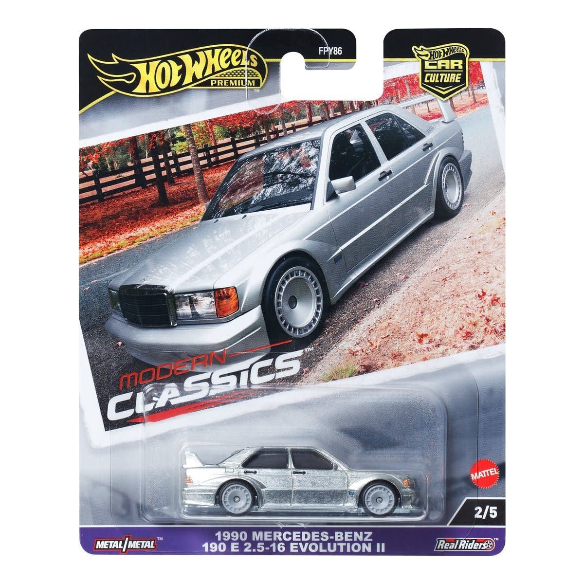 Hot Wheels Car Culture 2024 Mix 5 - 1990 Mercedes-Benz 190E 2.5-1.6