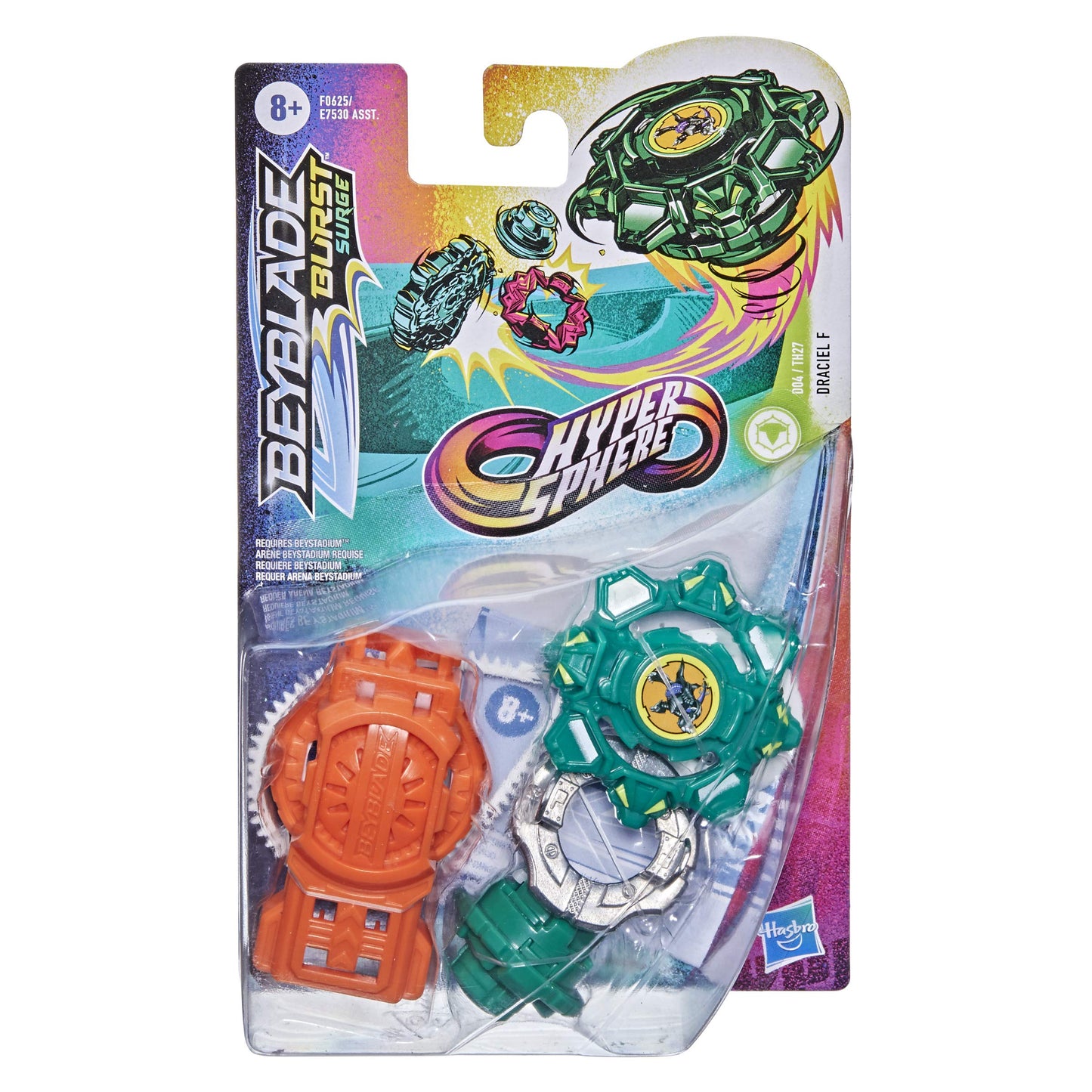 Beyblade Burst Rise Hyper Sphere Single Pack - Draciel F