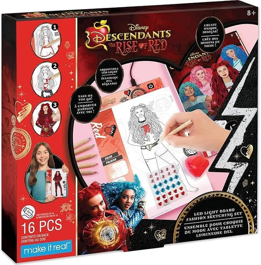 Descendants 4 Rise of Red Digital Led Light Board Fashion Sketching Set