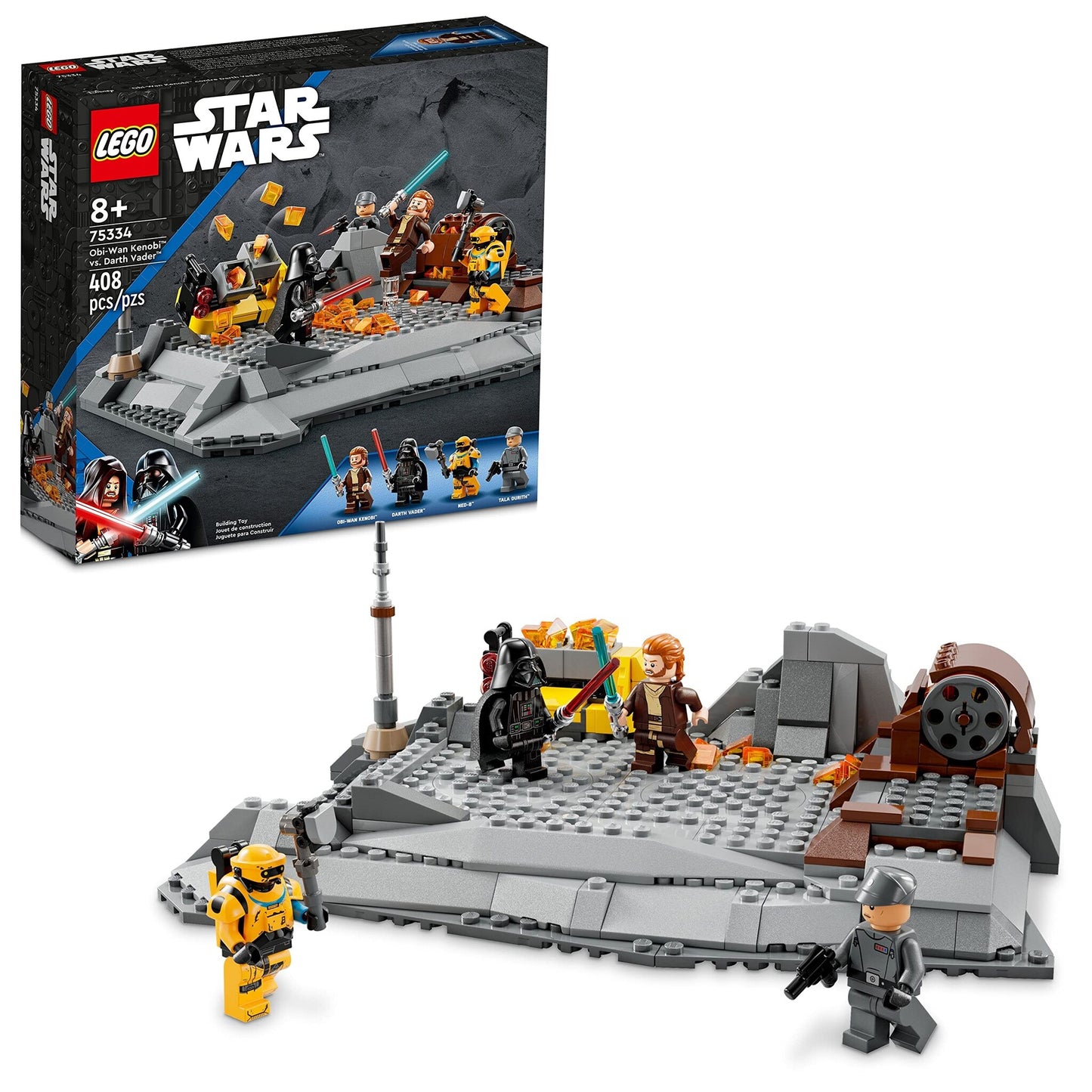 LEGO Star Wars Obi-Wan Kenobi vs.  Darth Vader 75334