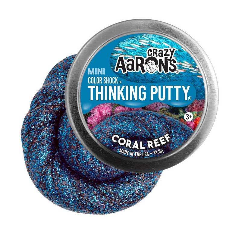 Crazy Aaron's Mini Coral Reef - 2" Thinking Putty Tin