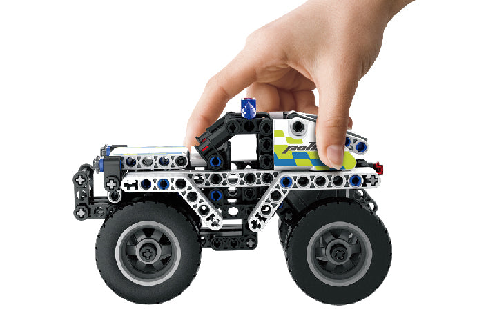 iM.Master Mechanical Master - White Police Monster Truck (199 PCS)