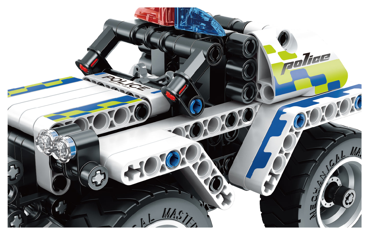 iM.Master Mechanical Master - White Police Monster Truck (199 PCS)