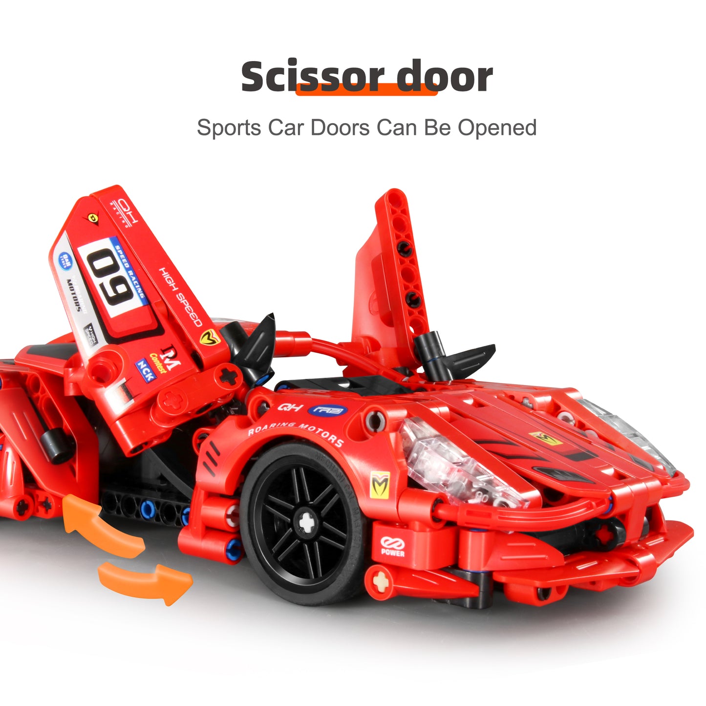 iM.Master Mechanical Master – Red Pull-Back Car (437 PCS)