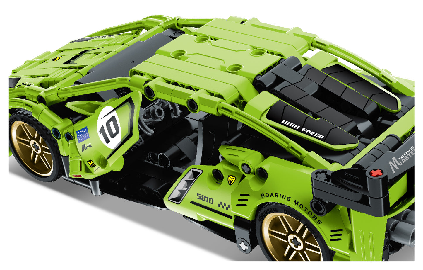 iM.Master Mechanical Master - Green Pull-Back Super Car (457 PCS)