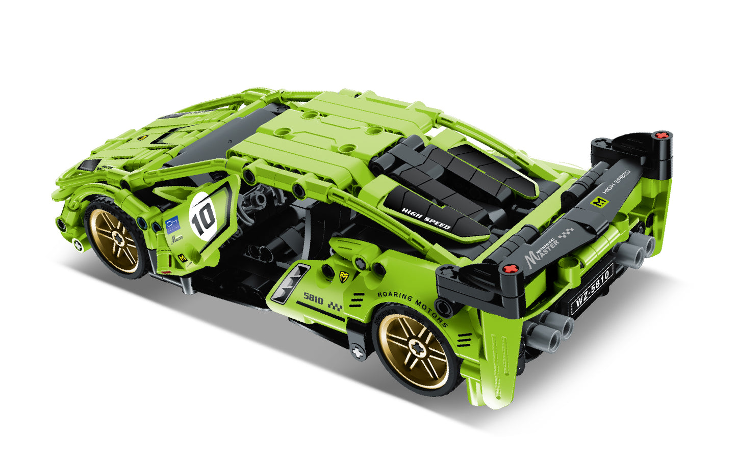 iM.Master Mechanical Master - Green Pull-Back Super Car (457 PCS)