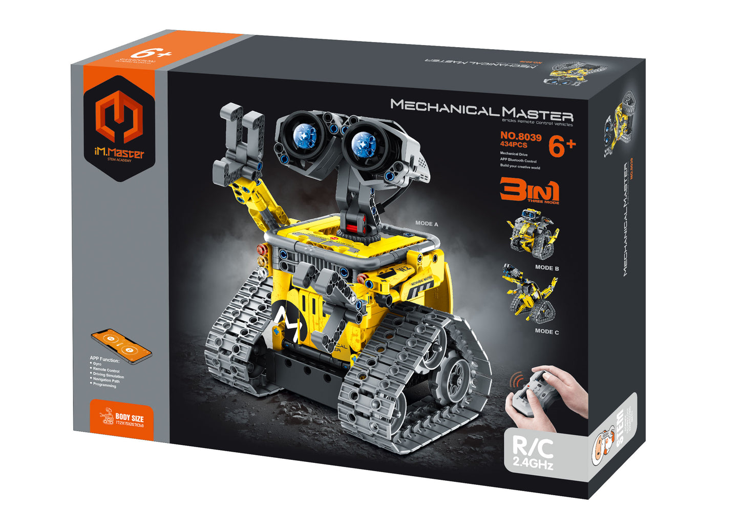 iM.Master Mechanical Master - R/C Robot Dinosaur 3-in-1 Bricks Model (430PCS)