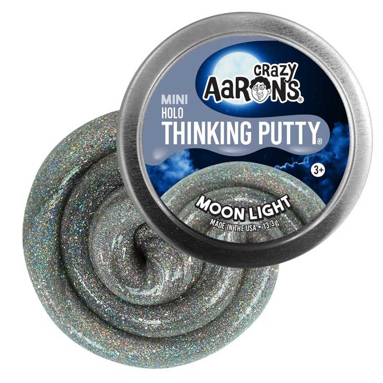 Crazy Aaron's Mini Moon Light - 2" Thinking Putty Tin