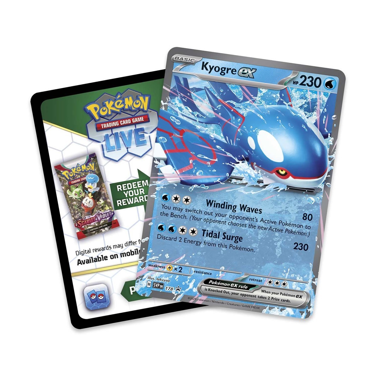 Pokemon TCG: Azure Legends Tin Kyogre ex