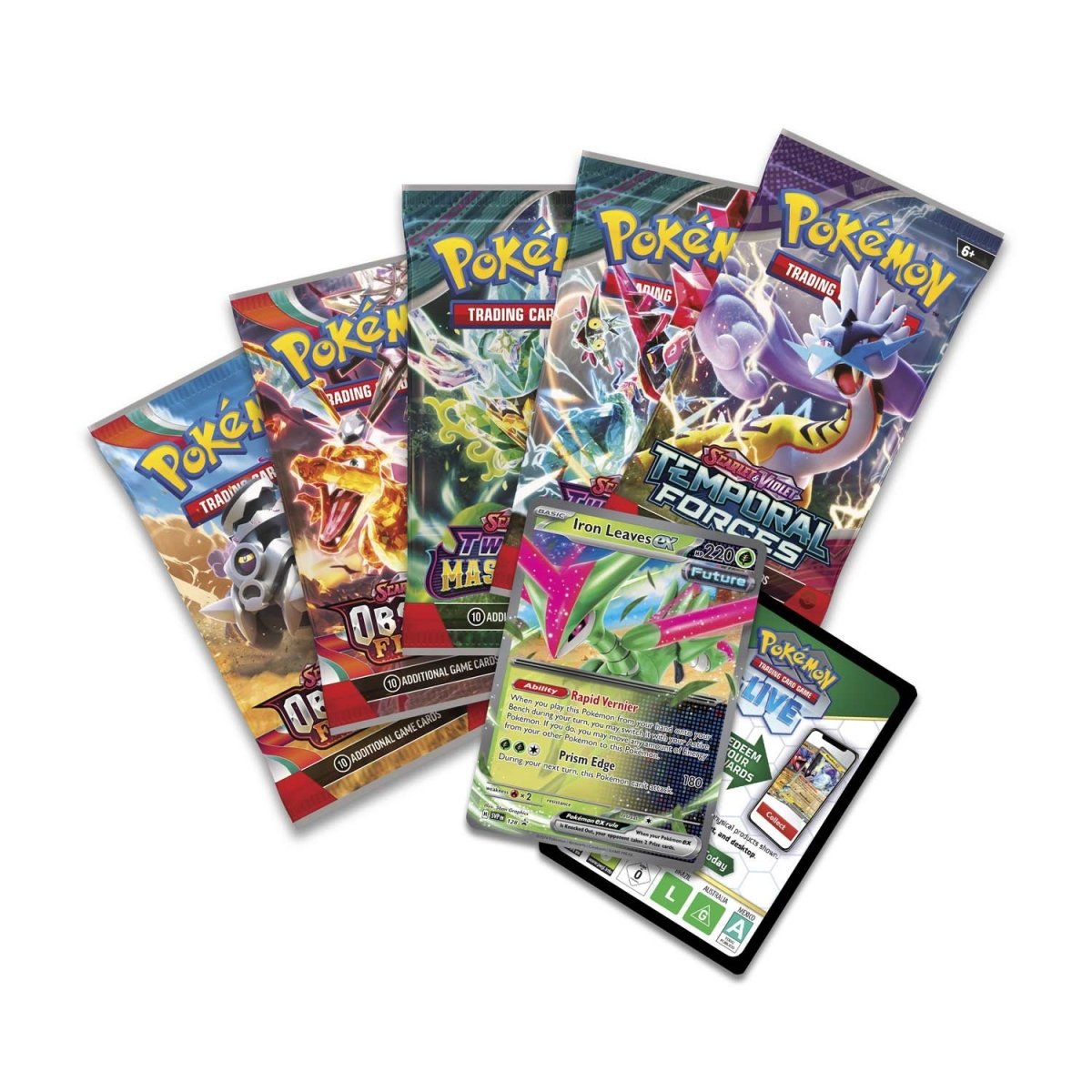 Pokemon TCG: Paradox Clash Tin - Iron Leaves