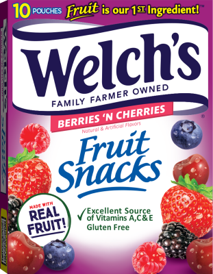 Welch's Fruit Snacks - Berries 'n Cherries