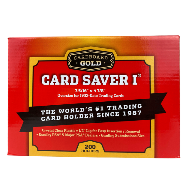 Cardboard Gold Card Saver 1-200 ct