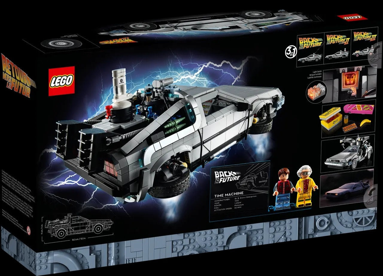 LEGO Icons Back to The Future Time Machine 10300