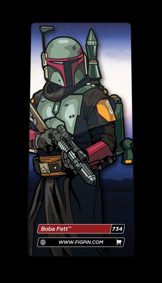 FiGPiN Star Wars The Mandalorian Boba Fett