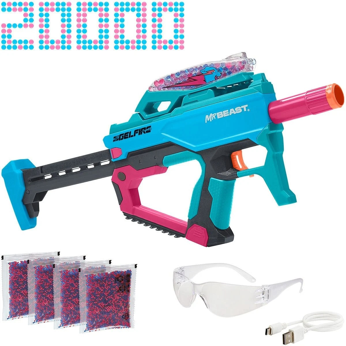 NERF Pro Gelfire X Mr Beast Blaster