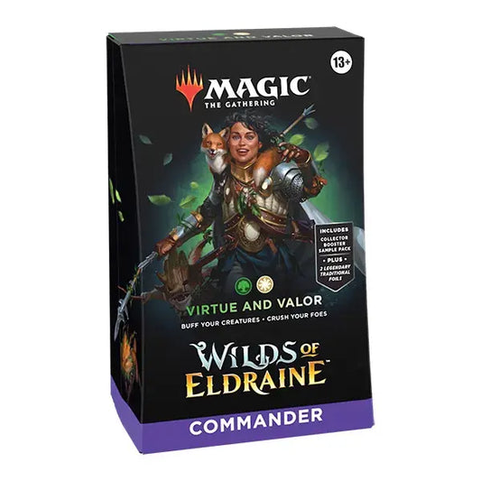 Magic: The Gathering Wilds of Eldraine Commander Deck Virtue and Valor