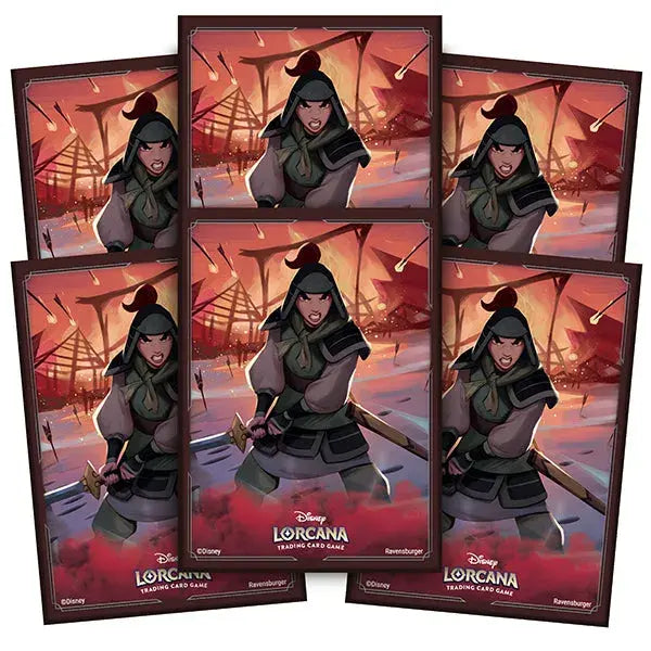 Disney Lorcana: Rise of the Floodborn - Card Sleeves - Mulan (65 ct.)