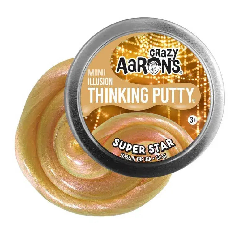 Crazy Aaron's Mini Super Star - 2" Thinking Putty Tin