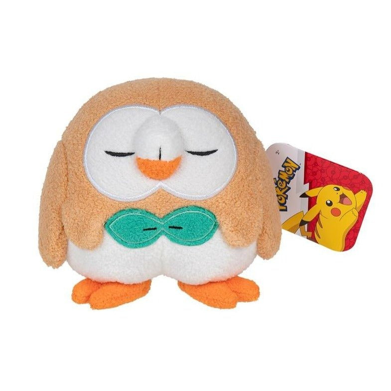 Pokemon 5 Inch Sleeping Plush - Rowlet