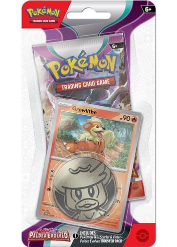 Pokemon TCG: Paldea Evolved Checklane Blister - Growlithe