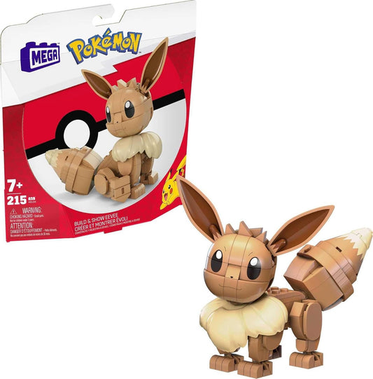 Mega Construx Pokemon Build & Show Eevee Building Set - 215pcs