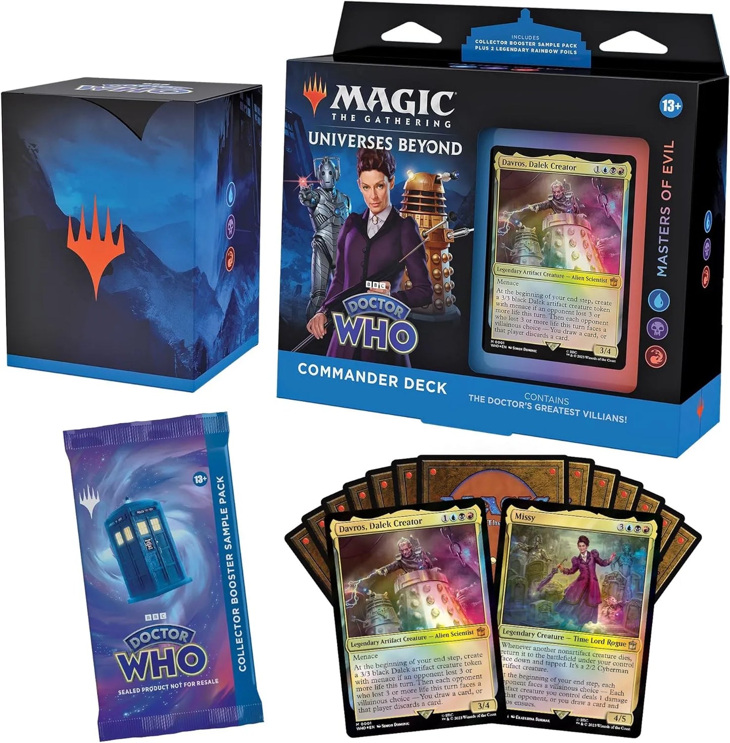 Magic The Gathering: Doctor Who Commander Deck Masters of Evil