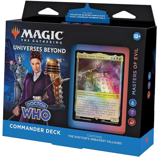 Magic The Gathering: Doctor Who Commander Deck Masters of Evil