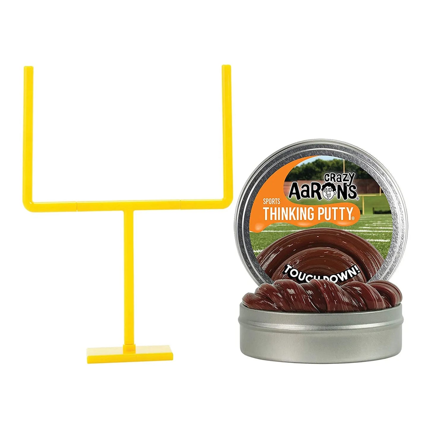 Crazy Aaron's Football Field Goal Touchdown Thinking Putty