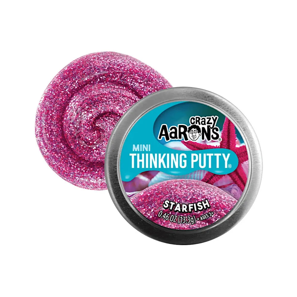 Crazy Aaron's Mini Starfish - 2" Thinking Putty Tin