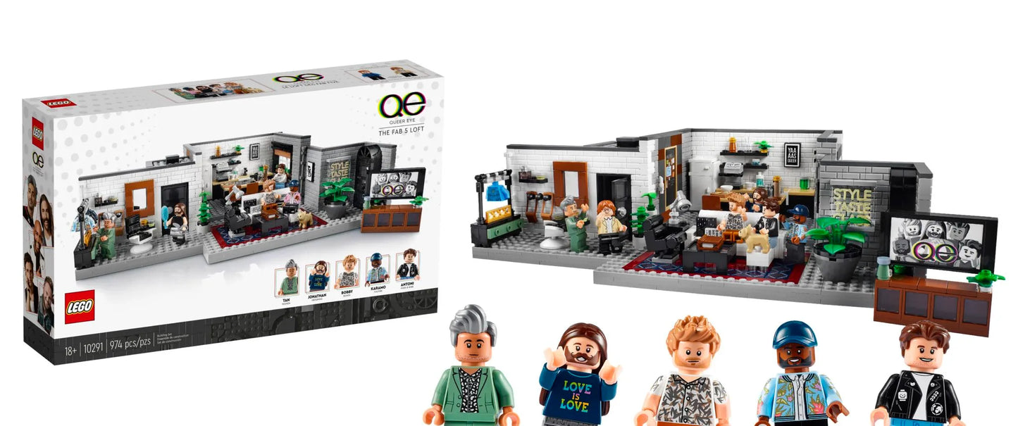 LEGO Queer Eye The Fab 5 Loft 10291