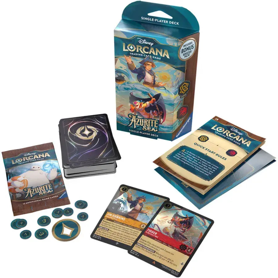 Disney Lorcana TCG: Azurite Sea Starter Deck - Amber & Ruby