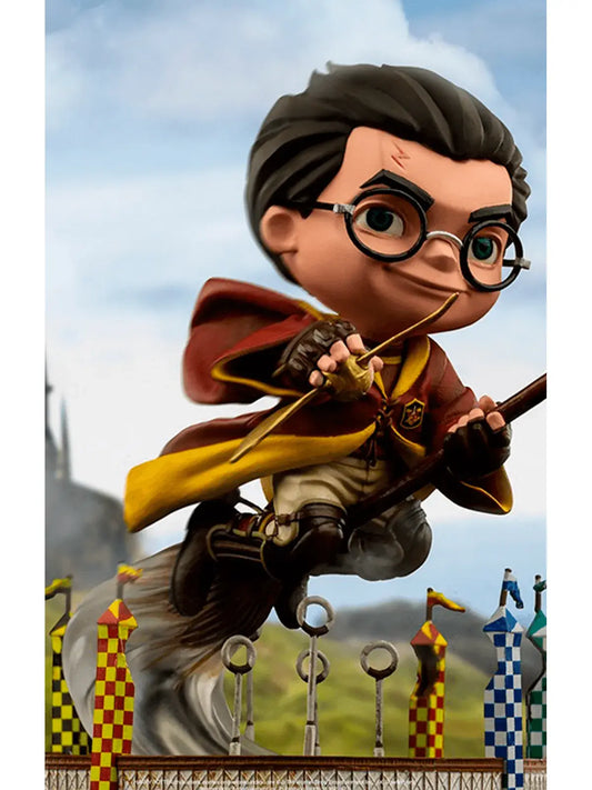 Statue Harry Potter at the Quiddich Match - Harry Potter - MiniCo Illusion - Iron Studios